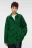 Рубашка oversize фланелевая в клетку - цвет зеленый - 1