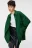 Рубашка oversize фланелевая в клетку - цвет зеленый - 8