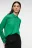 Блузка-рубашка ViShirt базовая из вискозы - цвет зеленый - 7