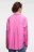 блузка-рубашка oversize хлопковая удлиненная - цвет розовый - 3