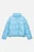 Куртка укороченная с воротником-стойкой - цвет голубой - 8