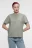 Футболка хлопковая базовая oversize - цвет зеленый - 1