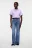 Футболка хлопковая базовая oversize - цвет сиреневый - 4