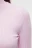 Водолазка укороченная в рубчик с коротким воротником - цвет розовый - 5