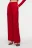 Брюки прямые костюмные с высокой посадкой - цвет красный - 2