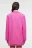 Пиджак oversize однобортный из костюмной ткани - цвет розовый - 3
