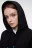 Толстовка oversize хлопковая на молнии с капюшоном - цвет черный - 8