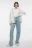 Толстовка oversize хлопковая на молнии с капюшоном - цвет белый - 4
