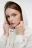 Толстовка oversize хлопковая на молнии с капюшоном - цвет белый - 8