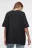 Футболка oversize хлопковая однотонная - цвет черный - 3
