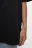 Футболка oversize хлопковая однотонная - цвет черный - 7