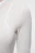 Лонгслив облегающий с декоративными наружными швами - цвет белый - 6