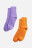 набор носков высоких цветных хлопковых (2 пары)