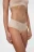 Трусики-слипы бесшовные гладкие с завышенной посадкой - цвет бежевый - 1
