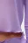 Лонгслив домашний с волнистыми краями и вырезом каре - цвет сиреневый - 5