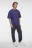 Футболка oversize хлопковая однотонная - цвет бордовый - 4