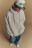толстовка oversize хлопковая меланжевая