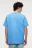 Футболка oversize хлопковая однотонная - цвет голубой - 3