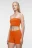 Топ-бандо хлопковый облегающий без бретелек - цвет оранжевый - 1