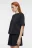 Футболка oversize короткая хлопковая из футера - цвет черный - 2