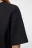 Футболка oversize короткая хлопковая из футера - цвет черный - 5