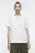 Футболка oversize хлопковая однотонная - цвет белый - 1