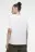 Футболка oversize хлопковая однотонная - цвет белый - 3