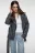 Куртка-косуха oversize с состаренным эффектом - цвет серый - 8