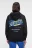 Толстовка oversize на молнии хлопковая с принтом - цвет черный - 2