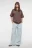 Футболка oversize хлопковая однотонная - цвет бежевый - 4