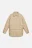 Куртка-рубашка oversize стеганая утепленная - цвет бежевый - 8