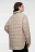 Куртка-рубашка oversize стеганая утепленная - цвет бежевый - 3