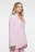 Пиджак oversize однобортный из вискозной ткани - цвет розовый - 2