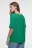 Футболка oversize с глубоким V-вырезом из лиоцелла - цвет зеленый - 3