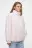 Куртка oversize утепленная с воротником-стойкой - цвет розовый - 3