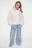 Куртка oversize утепленная с воротником-стойкой - цвет розовый - 9