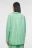 Рубашка oversize хлопковая в пижамном стиле - цвет зеленый - 4