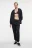 Толстовка oversize хлопковая на молнии с капюшоном - цвет черный - 1