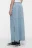 Юбка-парашют макси джинсовая на низкой посадке - цвет голубой - 4