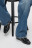 туфли-лоферы кожаные низкие с пряжкой и кисточками