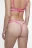 Трусики-стринги сетчатые широкие с низкой посадкой - цвет розовый - 2