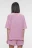 Футболка oversize домашняя однотонная тонкой вязки - цвет розовый - 4