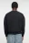 Свитшот oversize хлопковый однотонный - цвет черный - 3