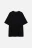 Футболка oversize хлопковая базовая - цвет черный - 8