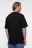 Футболка oversize хлопковая базовая - цвет черный - 3