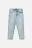 Джинсы slim fit укороченные со средней посадкой - цвет голубой - 8