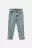 Джинсы slim fit укороченные со средней посадкой - цвет голубой - 8
