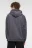 Худи oversize хлопковая с капюшоном и принтом - цвет серый - 4