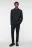 Пиджак slim fit однобортный из костюмной ткани - цвет черный - 1