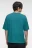 Футболка oversize хлопковая с принтом в стиле аниме - цвет зеленый - 5